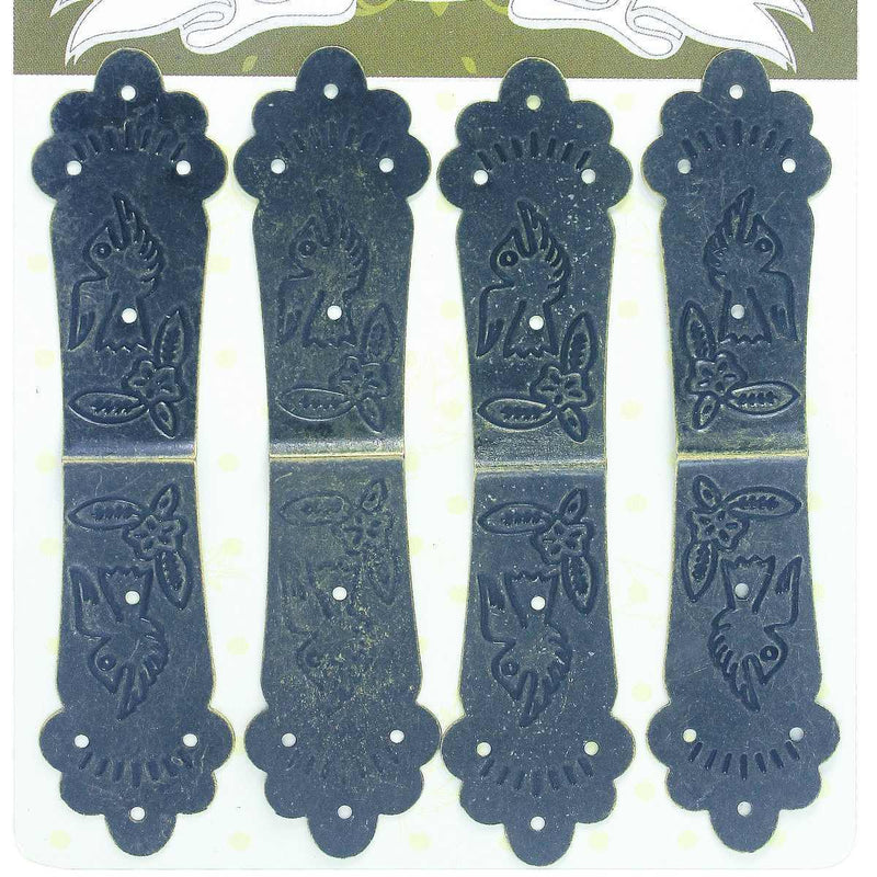 jags-mumbai Pendant "Craft Fitting Corner Side Metal 4pcs CB012 - Sturdy and Versatile Metal Corners for DIY Projects"