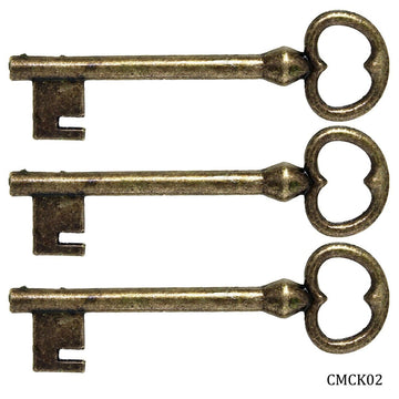 jags-mumbai Pendant "Craft Metal Charms Key Set - Big 3pcs (CMCK02)"