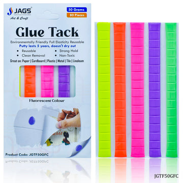 Glue Tack Fluorescent Colour I hanging /stabilising of posters, photos, Frames
