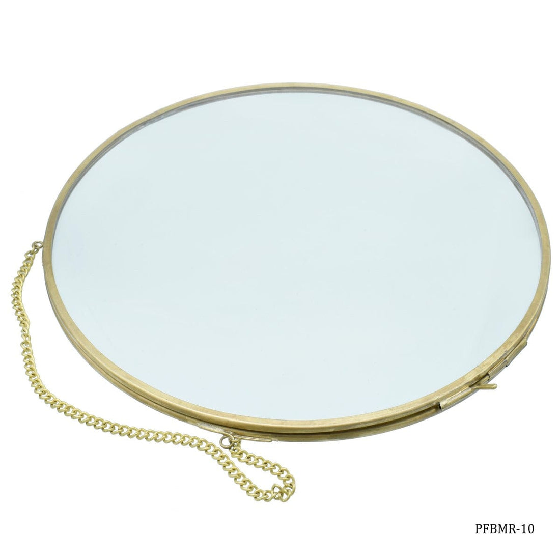 jags-mumbai Photo Frame Photo Frame Brass Glass Round 10Inch PFBMR-10