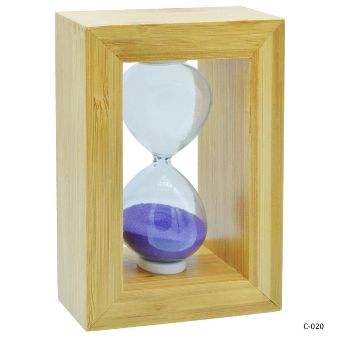 Wooden Hourglass 4.6 x 3inch (Medium)