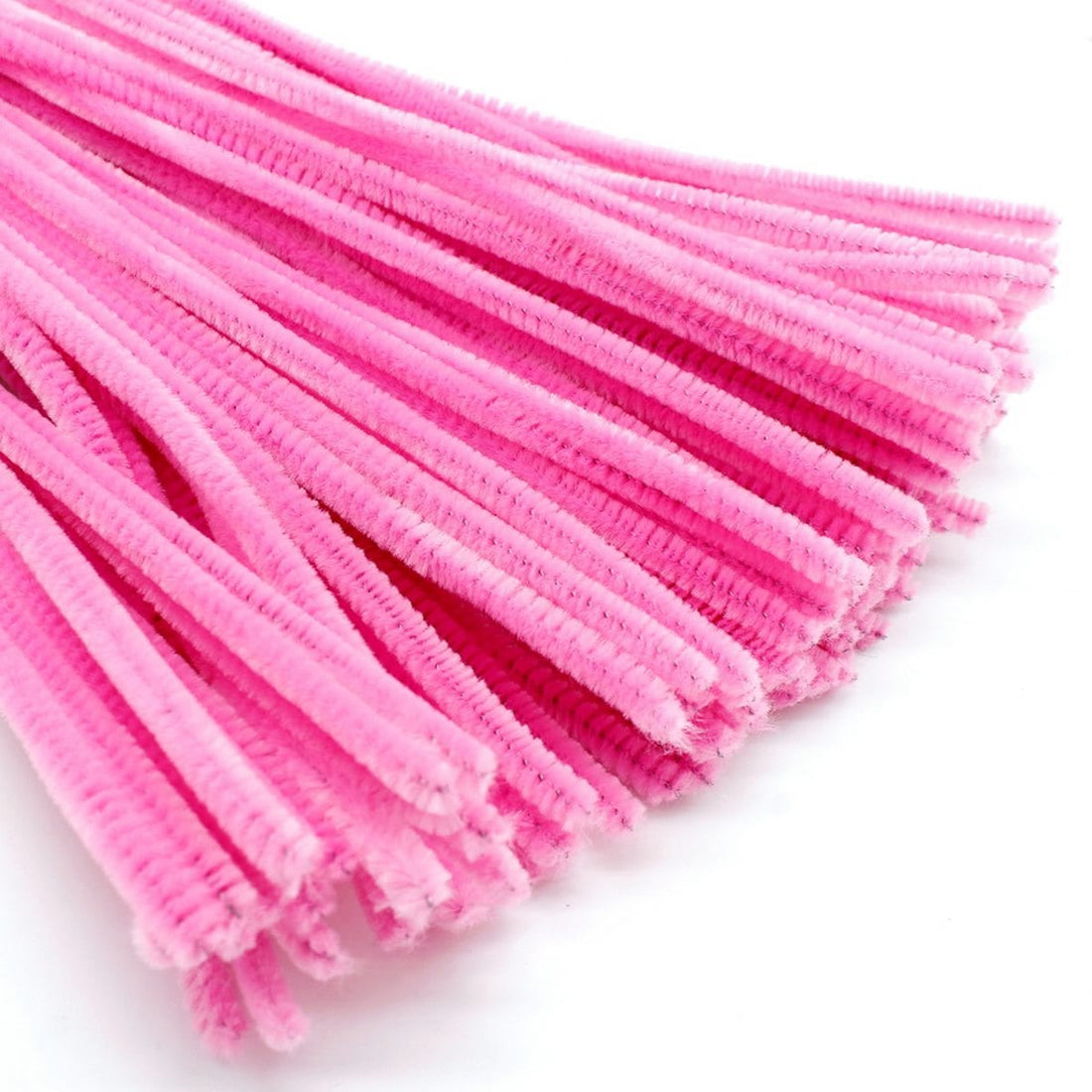 jags-mumbai Pompom & Pipe cleaner Craft Decorative Roll 100pcs Baby Pink FS-MTBPK