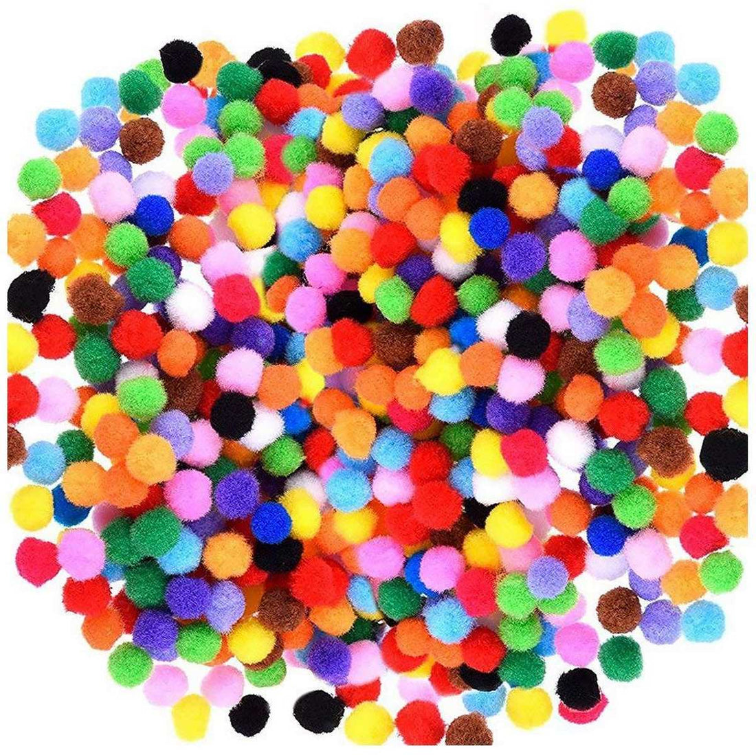 jags-mumbai Pompom & Pipe cleaner Craft Pom Pom Ball Small 1mm 1000pcs