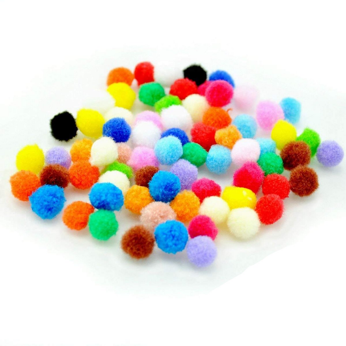 jags-mumbai Pompom & Pipe cleaner Craft Pom Pom Ball Small 1mm 1000pcs