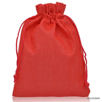 jags-mumbai Pouch jute pouch assorted colour size 13X18 CM Pack of 50 Pcs