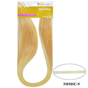 jags-mumbai Qilling Paper Quilling Strip 3mm S/C 09 Golden