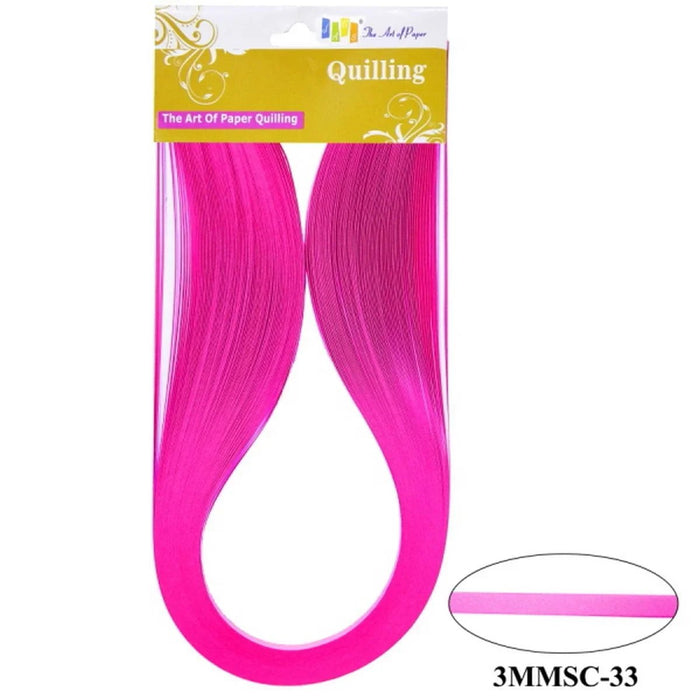 Quilling strip 3mm S/C 33 Flo.Pink
