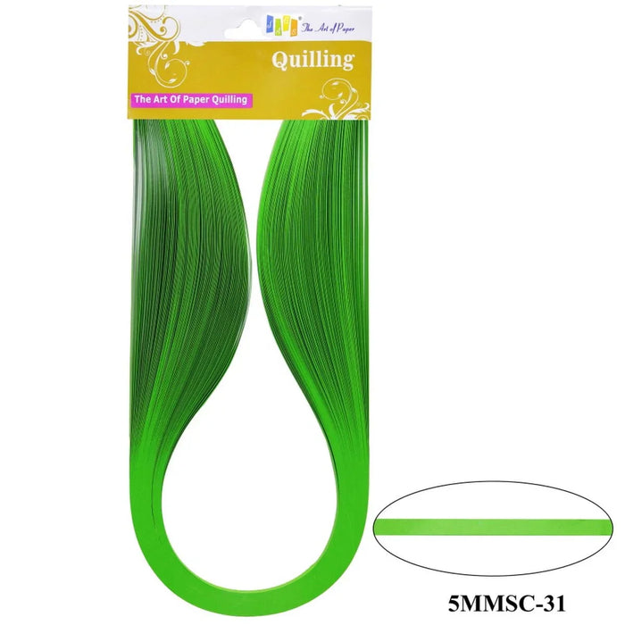 Green Quilling Strip 5mm | Pack Of 1