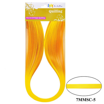 jags-mumbai Qilling Paper Quilling Strip 7mm S/C 05 Mango Yellow