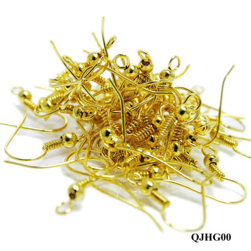 Quilling Jewellery Hooks(Golden 15gm)