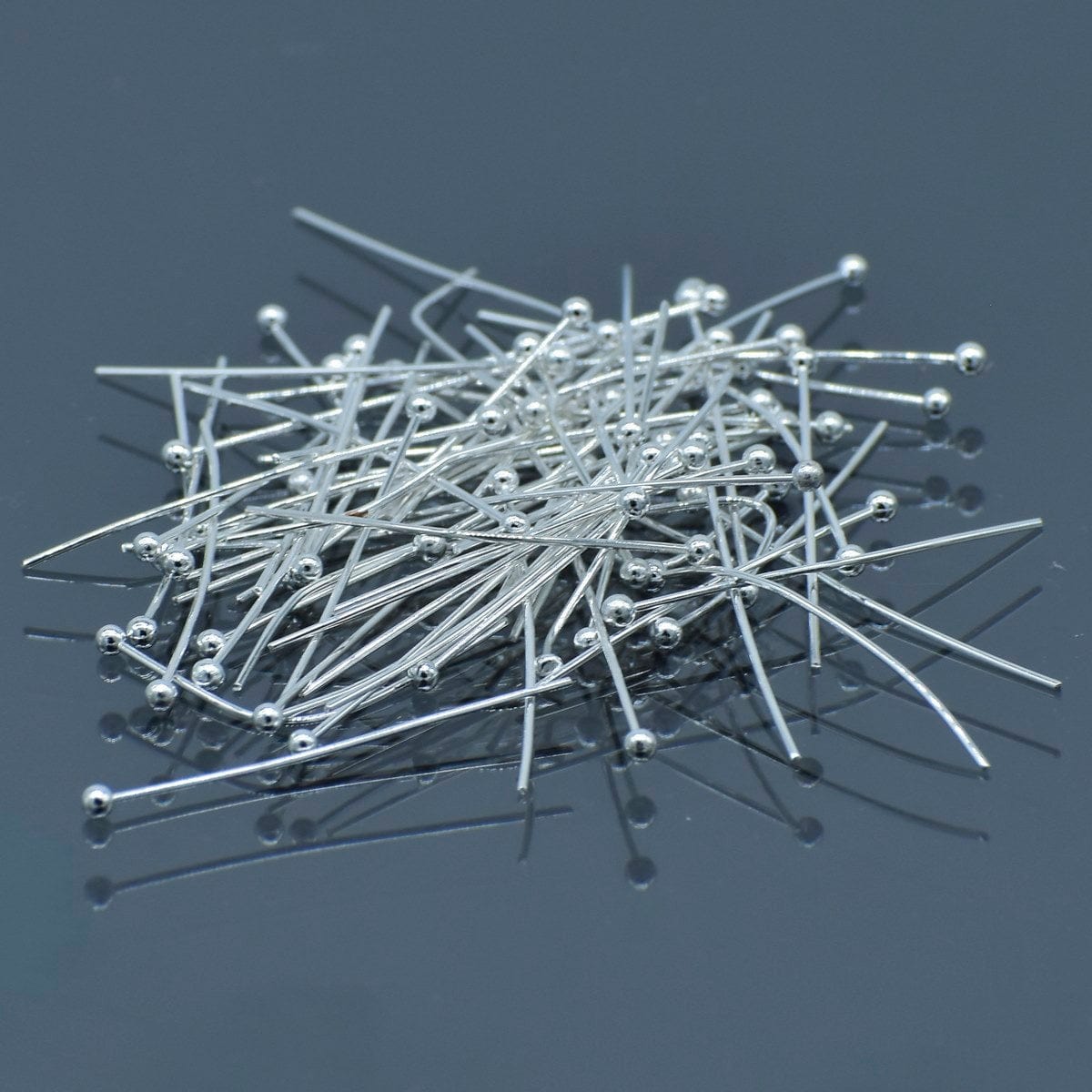 jags-mumbai Resin Accessories And More Jewellery Head Pins 10Gms Silver JHP101