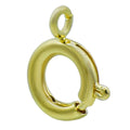 jags-mumbai Resin Accessories And More Jewellery Springring Hooks Big Gold Set Of 10Pcs JSHG02-G