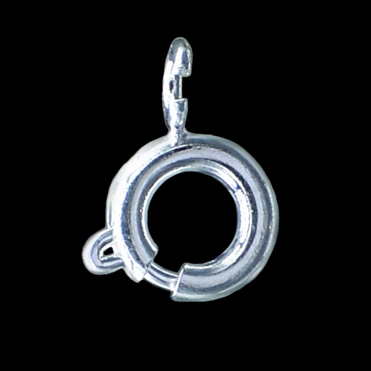 jags-mumbai Resin Accessories And More Jewellery Springring Hooks Small Silver Set Of 10 Pcs JSHS02