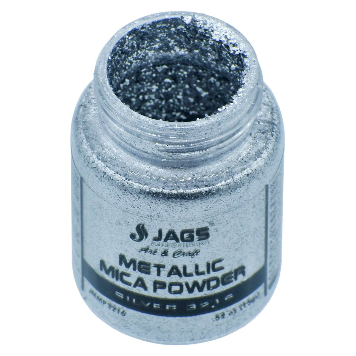 jags-mumbai Resin And Pigments Jags Metallic Mica Powder 15Gms Silver 3216 JMMP3216