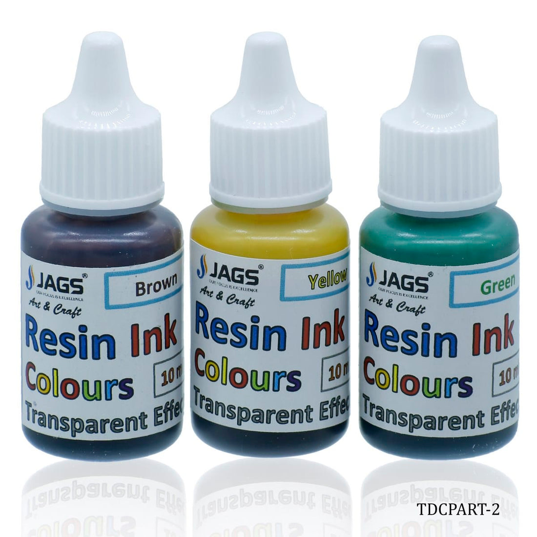 jags-mumbai Resin Create Stunning Transparent Effects with our Resin Ink Colours Set of 3Ps