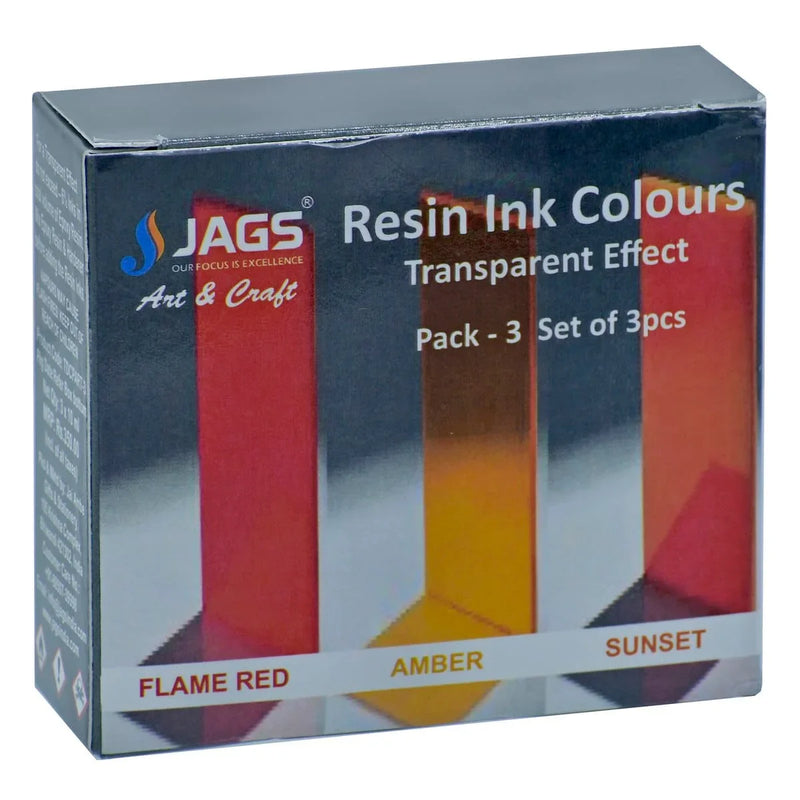 jags-mumbai Resin Create Stunning Transparent Effects with our Resin Ink Colours Set of 3Ps