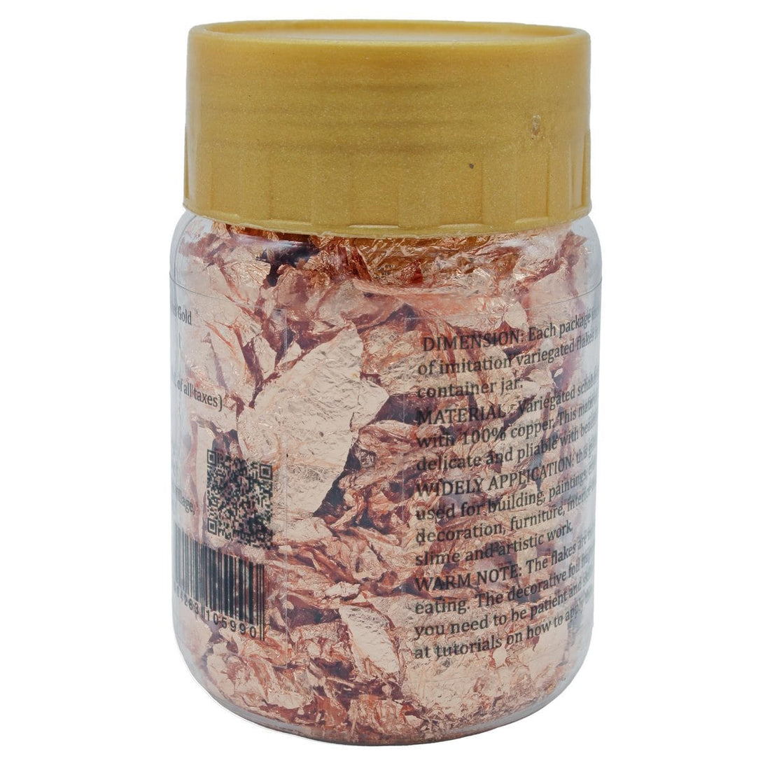 jags-mumbai Resin JAGS Gilding Flakes Big Bottle Rose Gold LFR000