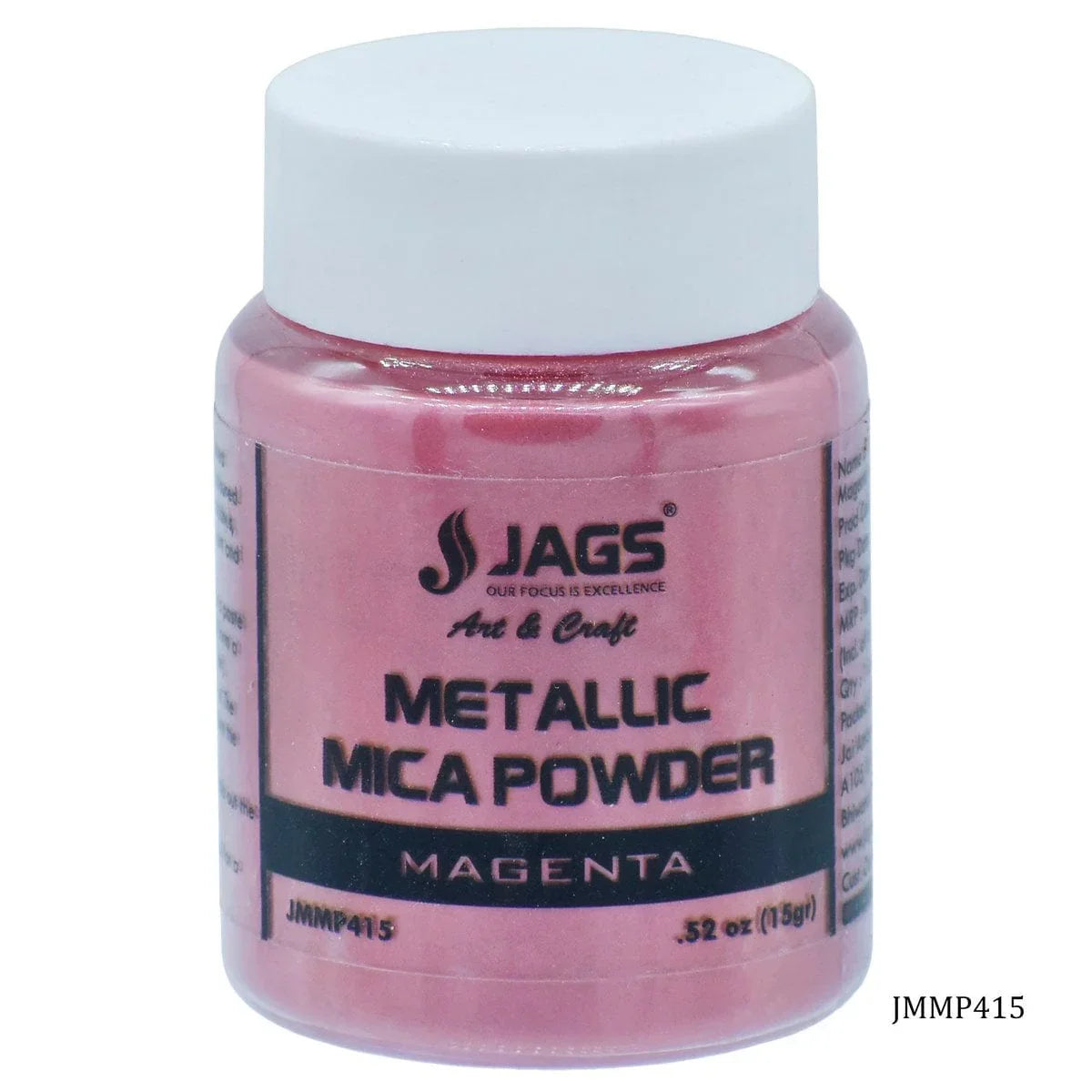 jags-mumbai Resin Pigment Jags Metallic Mica Powder  15Gms Magenta JMMP415