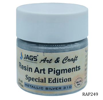 Resin Art Pigments 20ML Metallic Silver 310 RAP249