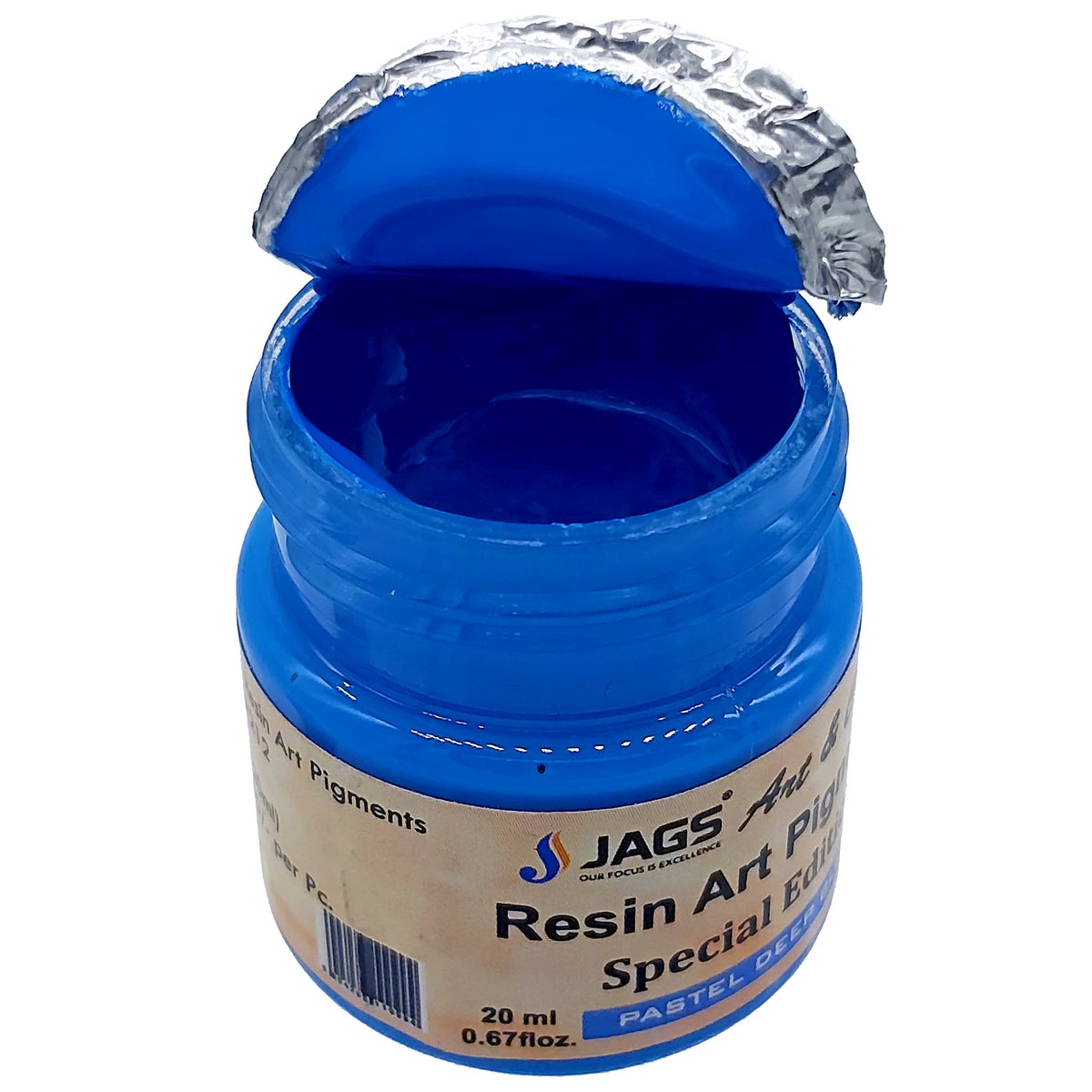 jags-mumbai Resin Pigment Resin Art Pigments 20ML Pastel Deep Blue RAP212