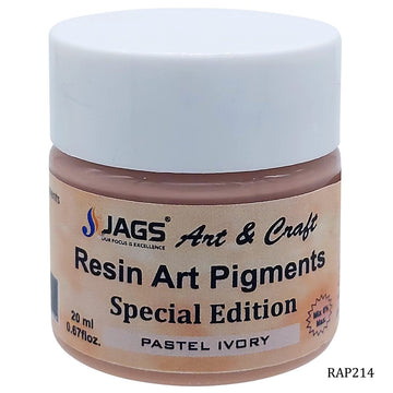jags-mumbai Resin Pigment Resin Art Pigments 20ML Pastel Ivory RAP214