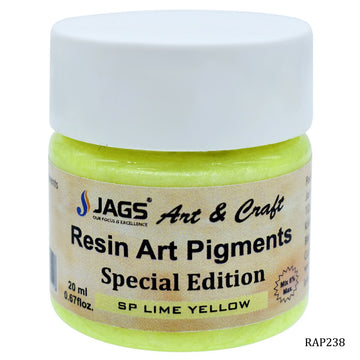 jags-mumbai Resin Pigment Resin Art Pigments 20ML Sp Lime Yellow RAP238