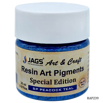 jags-mumbai Resin Pigment Resin Art Pigments 20ML Sp Peacock Teal RAP239