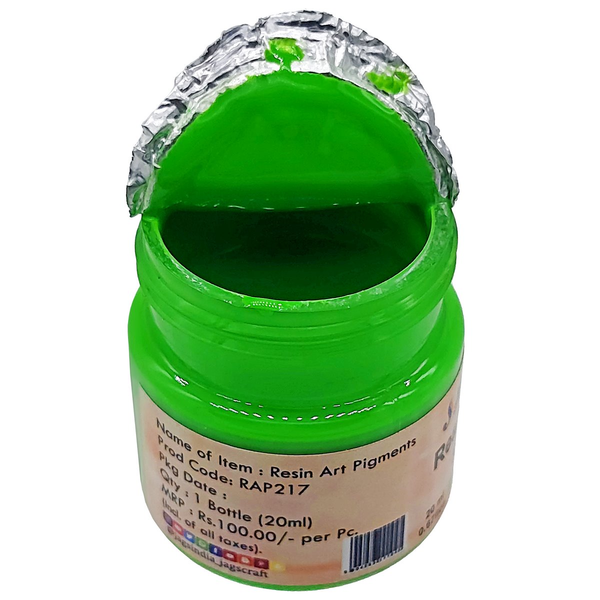 jags-mumbai Resin Pigment Resin Art Pigments 20ML Special Green RAP217