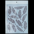 jags-mumbai Resin Stencil Plastic A4 Big Leaf Design