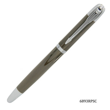 Elevate Your Writing Experience with Roller Pen Black Silver Clip Gun Mate 6893RPSC