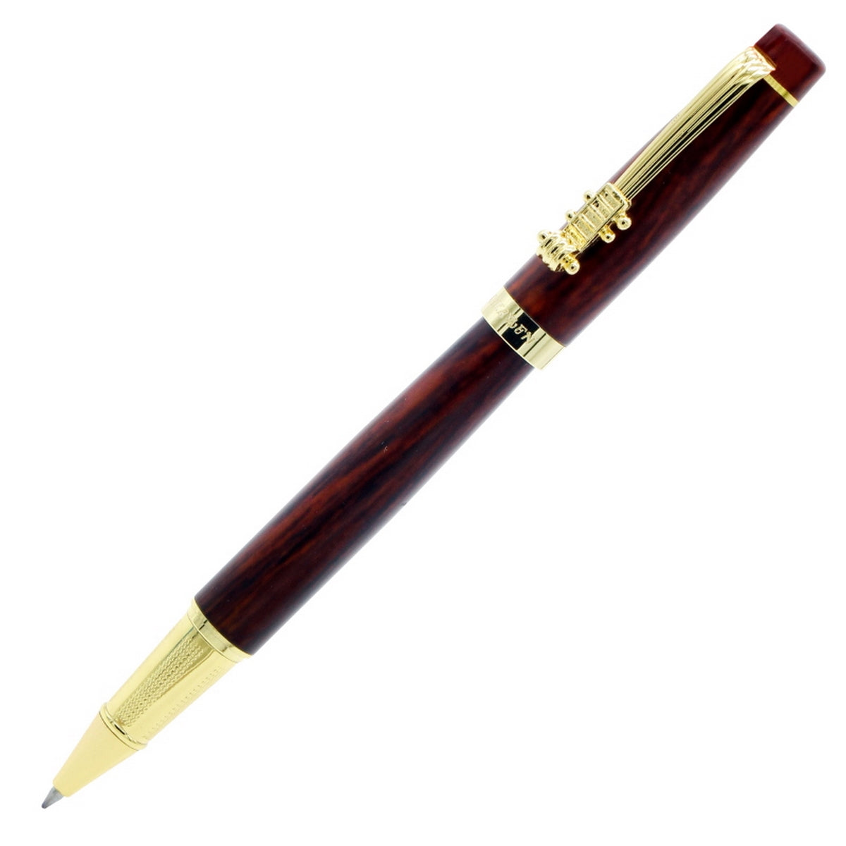 jags-mumbai Roller Pens Roller Pen Color Wood Violen Golden Clip