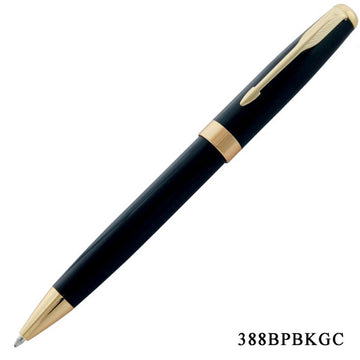 The Ultimate Writing Companion: Roller Pen Black Golden Clip 388RPBKGC
