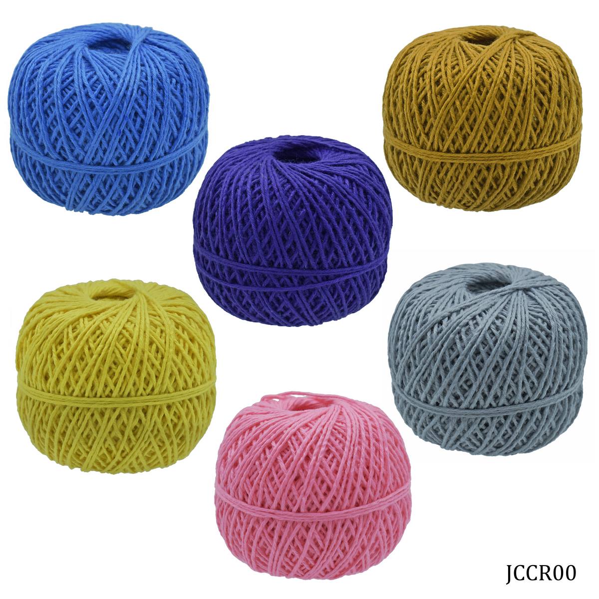 jags-mumbai Rope Jags Craft Cotton Rope Colour (6pcs) - JCCR00
