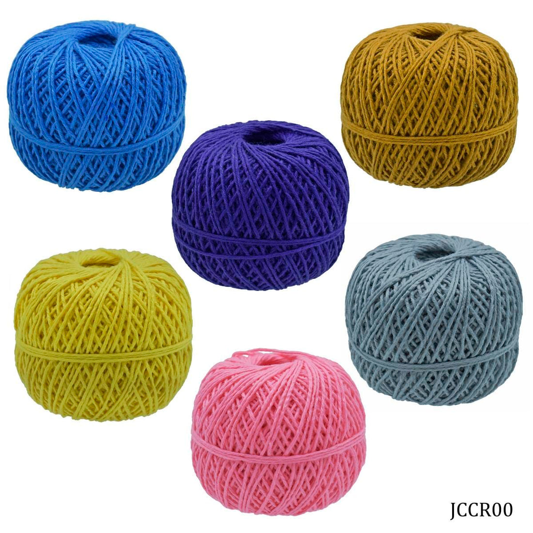 jags-mumbai Rope Jags Craft Cotton Rope Colour (6pcs) - JCCR00