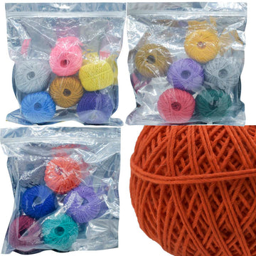 Jags Craft Cotton Rope Colour (6pcs) - JCCR00