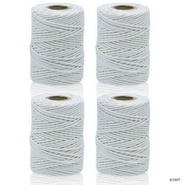 Jags Craft Cotton Rope Off White Colour 4Pcs JCCR07