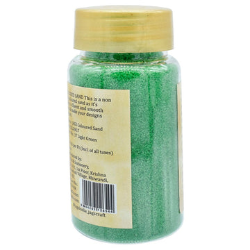 Buy Jags Coloured Sand 160Gms LightGreen No.17 for Crafts & Decor