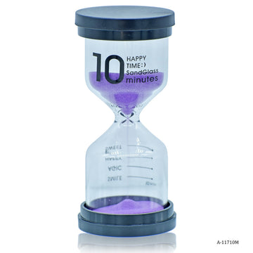 jags-mumbai Sand & Clock Timers Sand Timer Plastic Round Glass 10 Minute