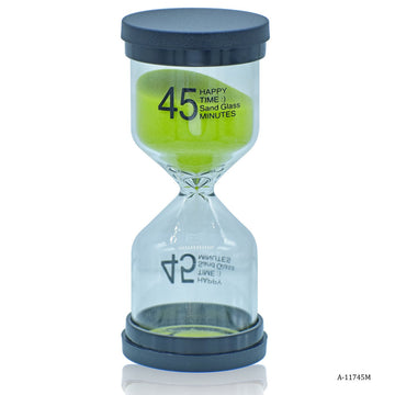 jags-mumbai Sand & Clock Timers Sand Timer Plastic Round Glass 45 Minute