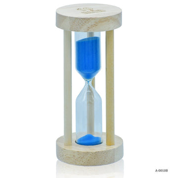 jags-mumbai Sand & Clock Timers Sand Timer Wooden Round Model 10 Minutes