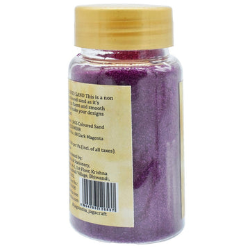 Jags Coloured Sand 160Gm Dark Magenta No8 JCSDME08 - Bring Your Crafts to Life