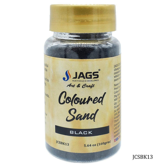 Jags Coloured Sand 160Gms Black No 13