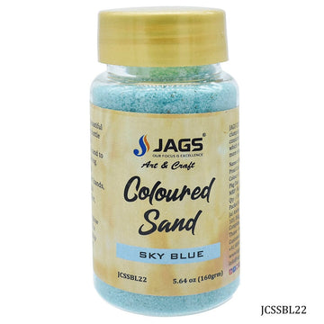 jags-mumbai Sand Jags Coloured Sand 160Gms Sky Blue No 22 JCSSBL22