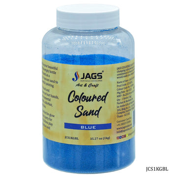 Jags Coloured Sand 1Kg Blue No 06 JCS1KGBL