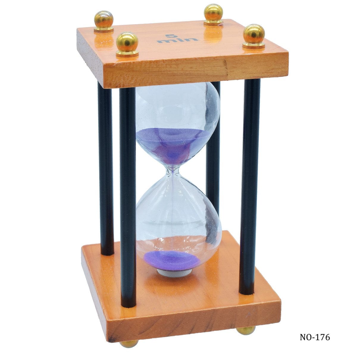 jags-mumbai Sand Timer Wooden Sand Timer | Hourglass | 5min