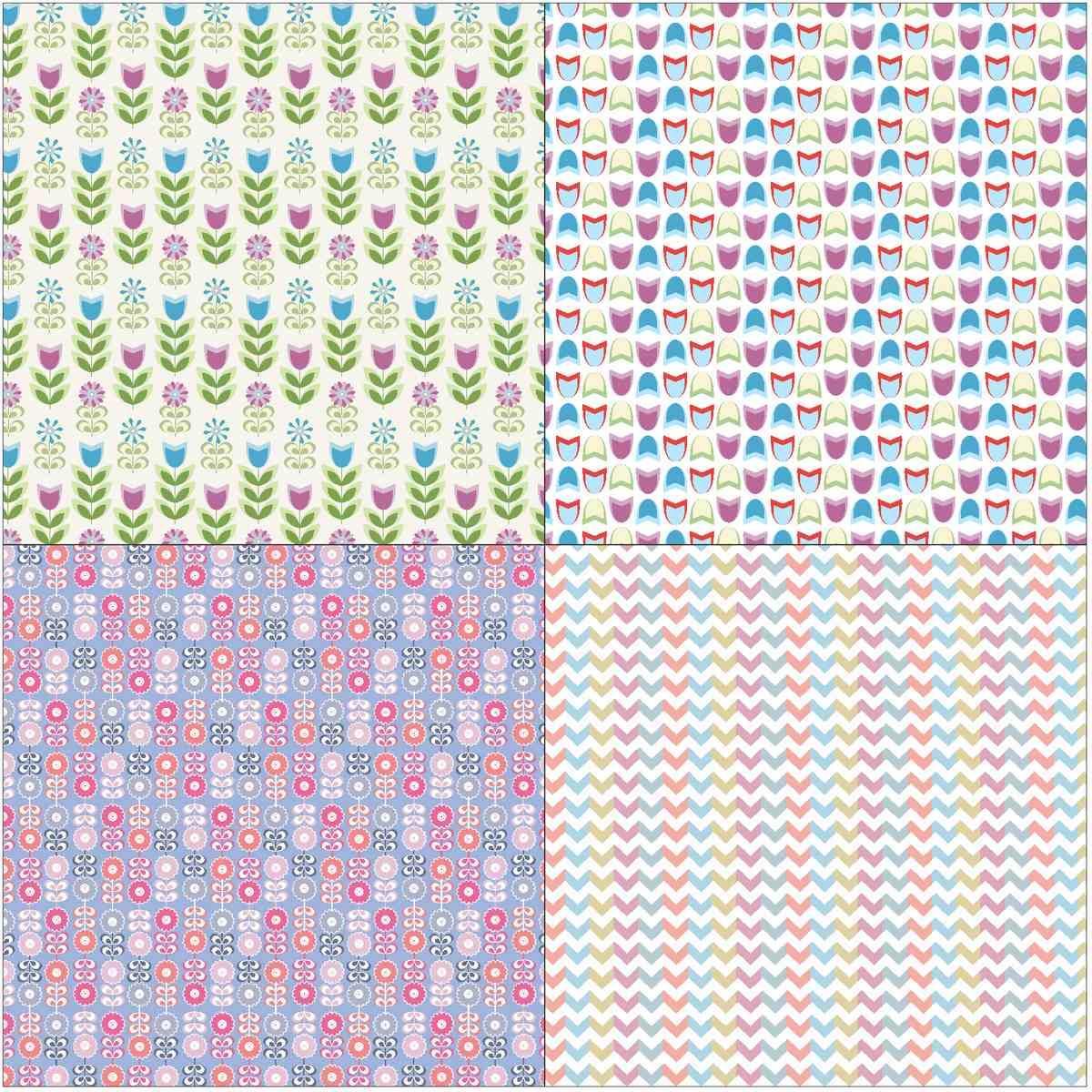 jags-mumbai Scrapbook Designer Paper Pack for Scrapbooking and Greeting Cards 12x12 Inches