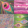 jags-mumbai Scrapbook Paper Jags 6x6 Peacock Collection