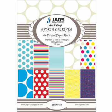 Paper jags A4 Sports & Stripes-10D