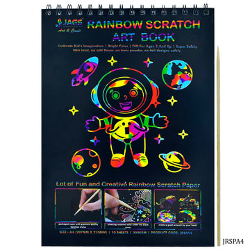 Rainbow Scratch Art Book