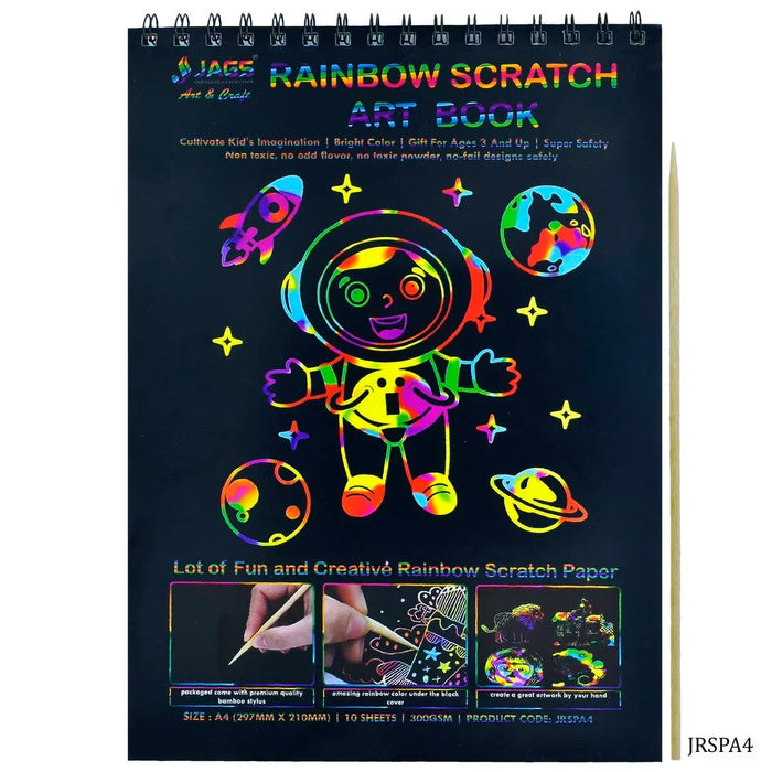 Rainbow Scratch Art Book